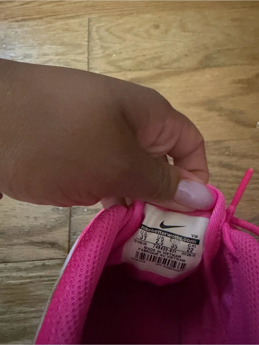 Nike Hot Pink Kid’s Sneakers